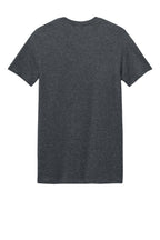 Rear View of Dark Heather Gildan Softstyle T-Shirt. 64000