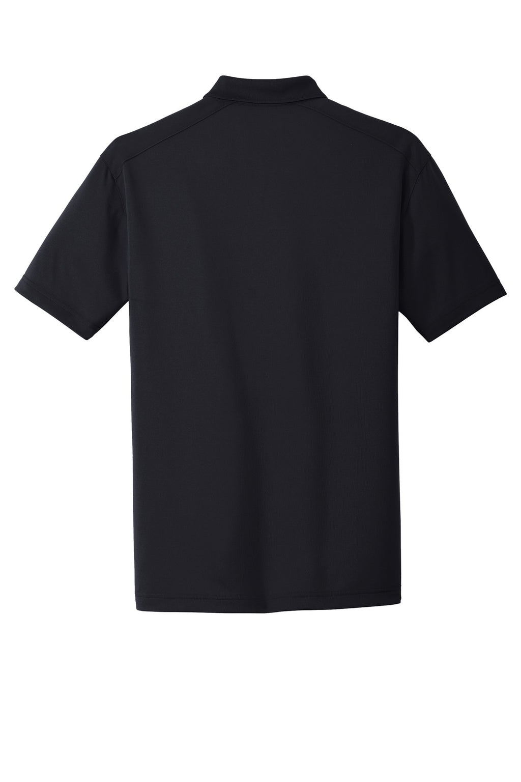 Rear View of Dark Navy CornerStone Select Lightweight Snag-Proof Polo. CS418