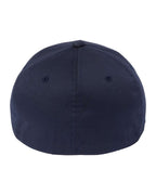 Rear View of Dark Navy NU® Cap - 6100NU