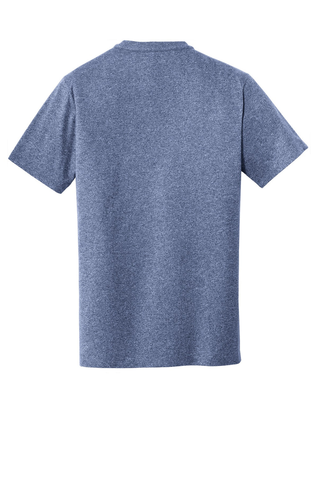 Rear View of Dark Royal Tws New Era Heritage Blend Crew Tee. NEA100