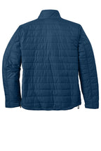 Rear View of DarkBlue Carhartt Gilliam Jacket. CT102208