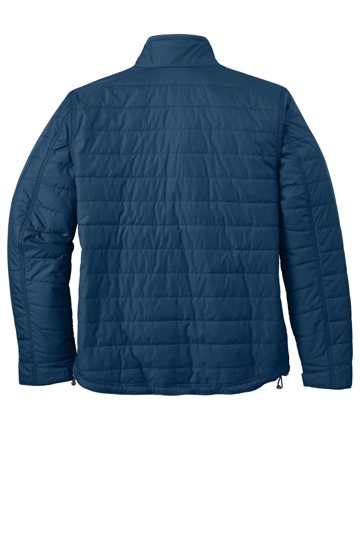 Rear View of DarkBlue Carhartt Gilliam Jacket. CT102208