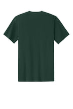 Rear View of DarkGreen Port & Co Easy Cotton Tee PC43