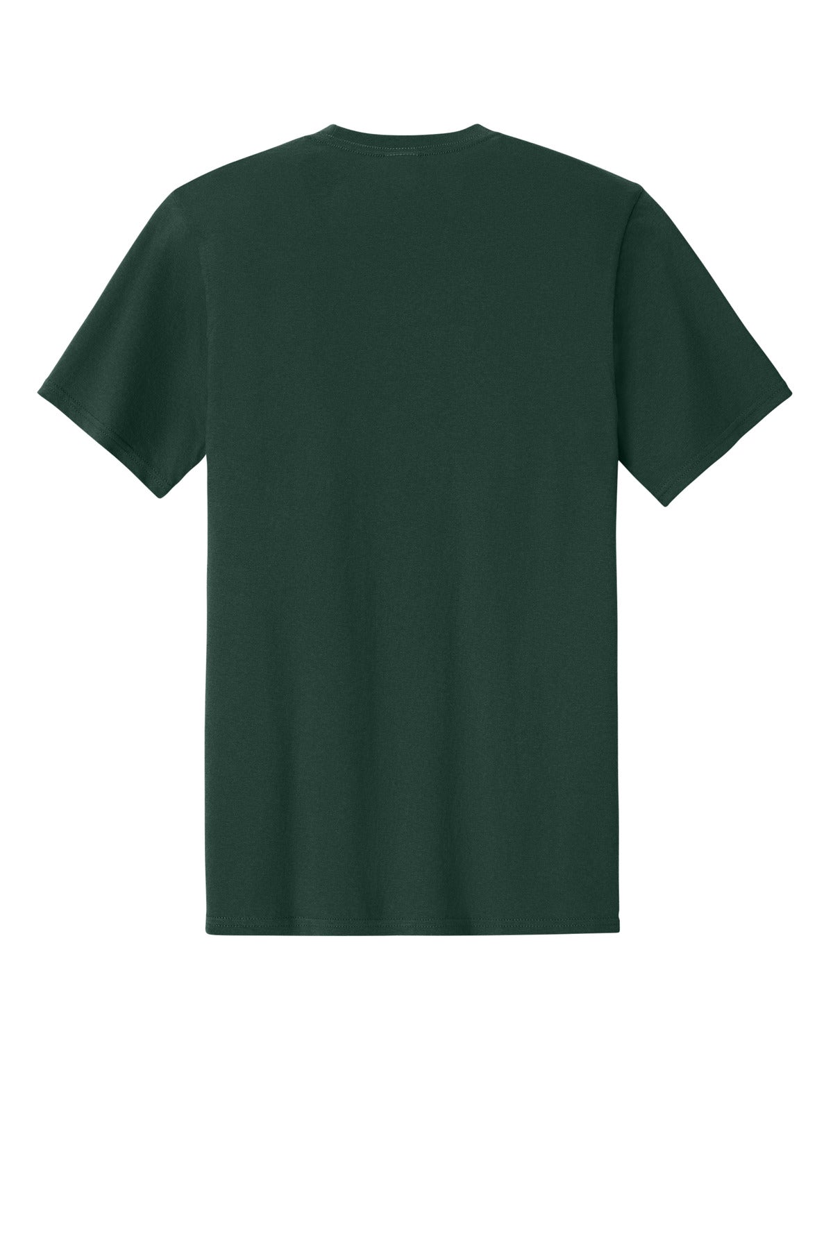 Rear View of DarkGreen Port & Co Easy Cotton Tee PC43