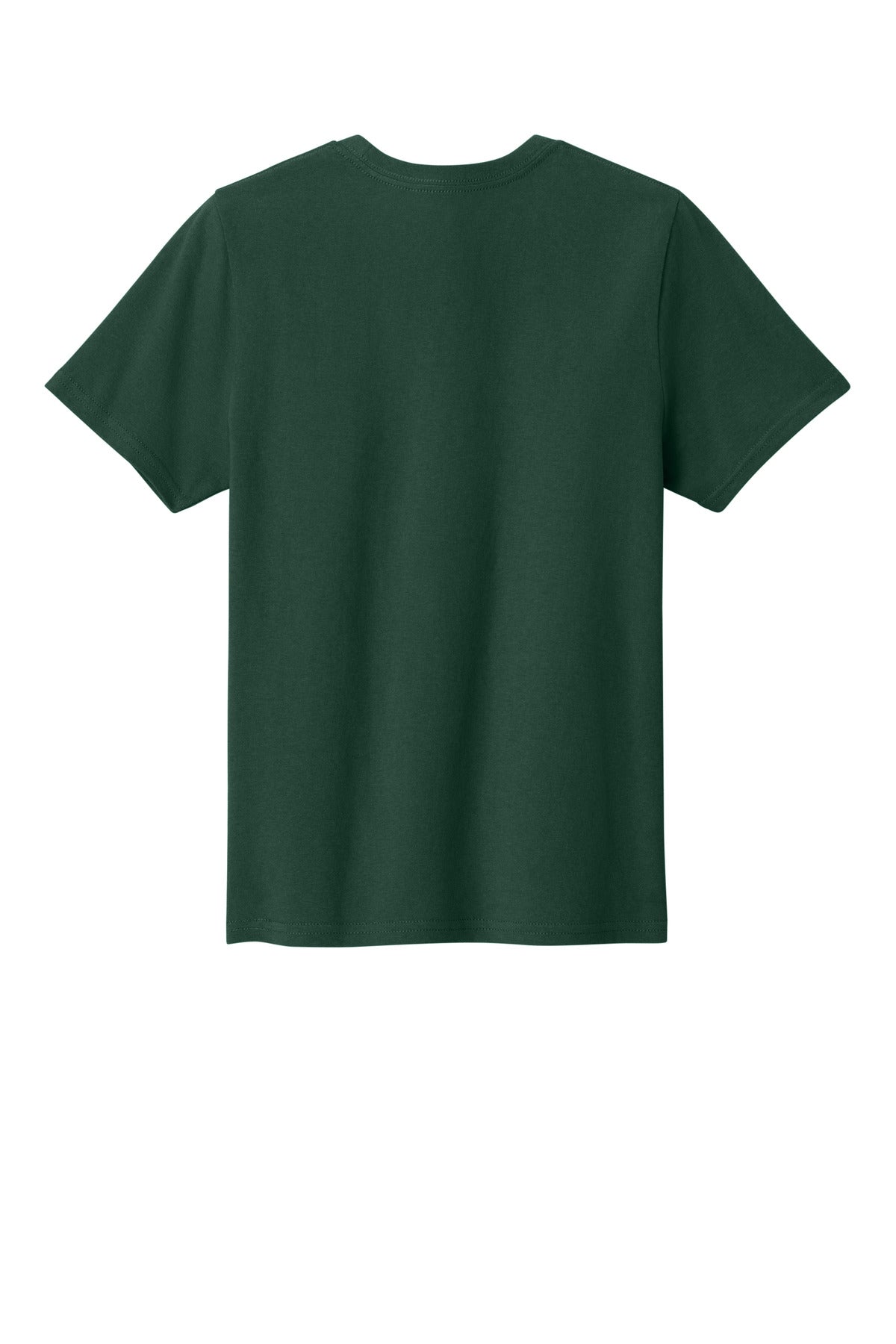 Rear View of DarkGreen Port & Co Youth Easy Cotton Tee PC43Y