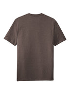 Rear View of Deep Brown Hth District Re-Tee DT8000