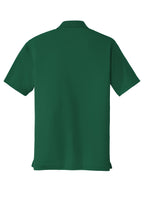 Rear View of Deep Forest Gn Port Authority Dry Zone UV Micro-Mesh Polo. K110