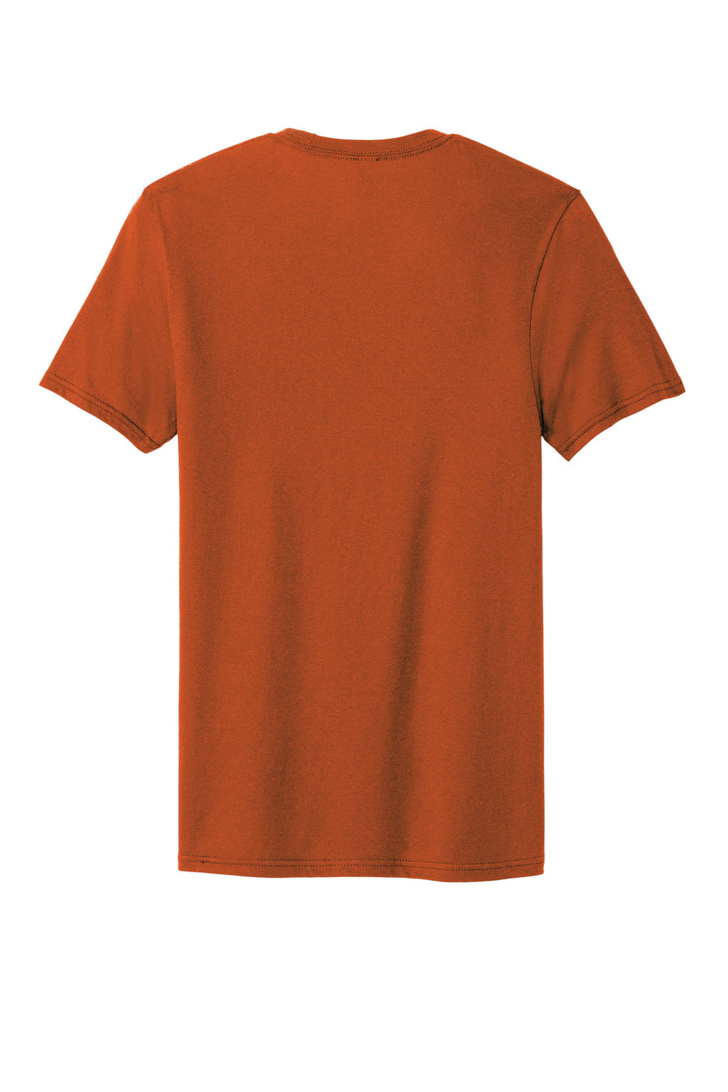 Rear View of Deep Orange District The Concert Tee DT5000
