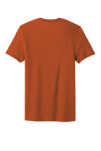 Rear View of Deep Orange District The Concert Tee DT5000