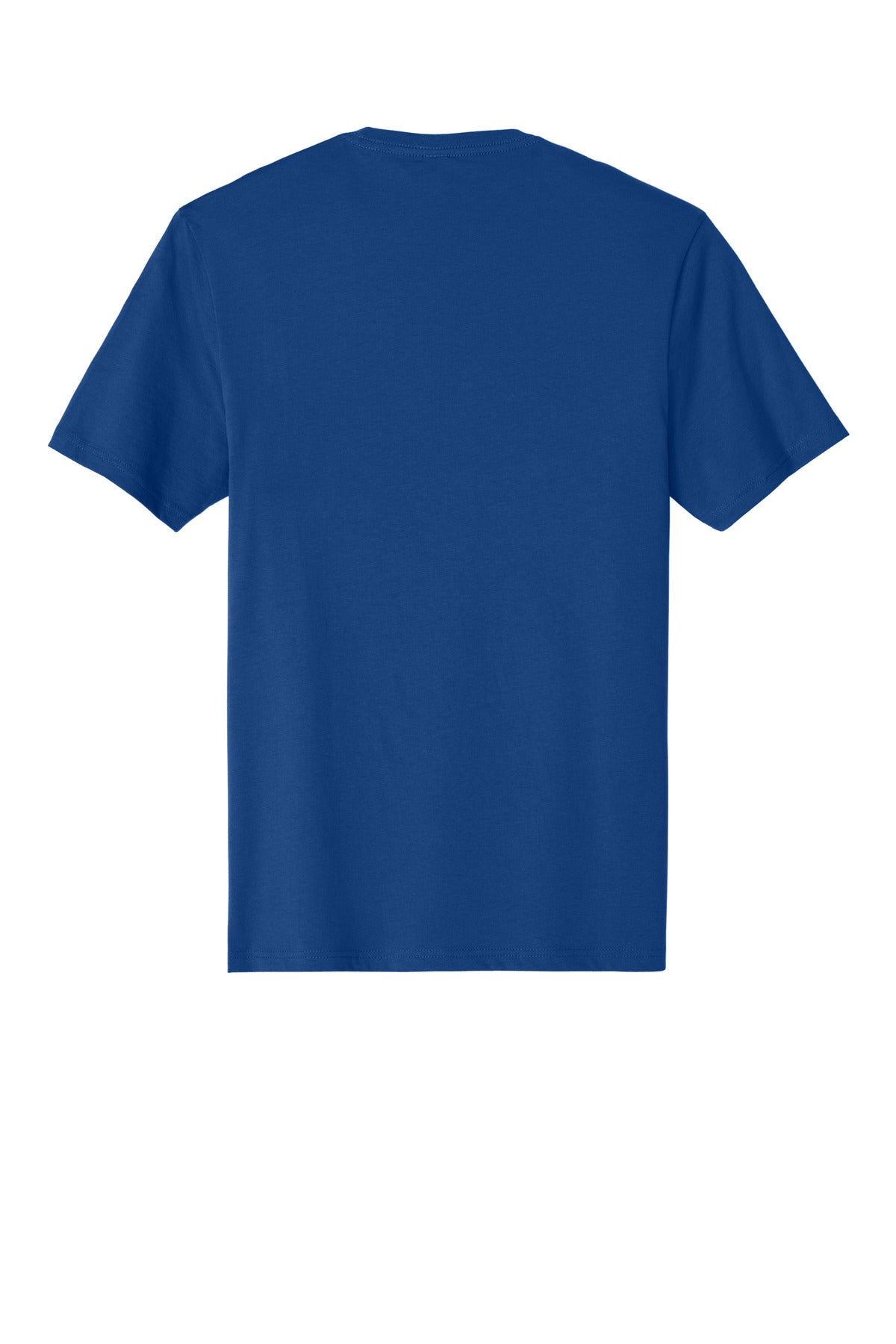 Rear View of Deep Royal District Perfect Weight Tee. DT104