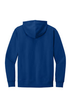 Rear View of Deep Royal District V.I.T. Fleece Hoodie DT6100