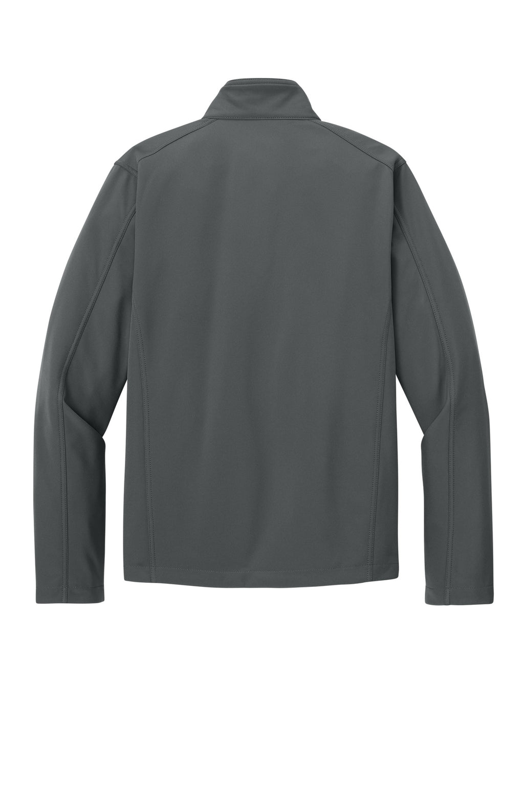 Rear View of Deep Smoke Port Authority Core Soft Shell Jacket. J317