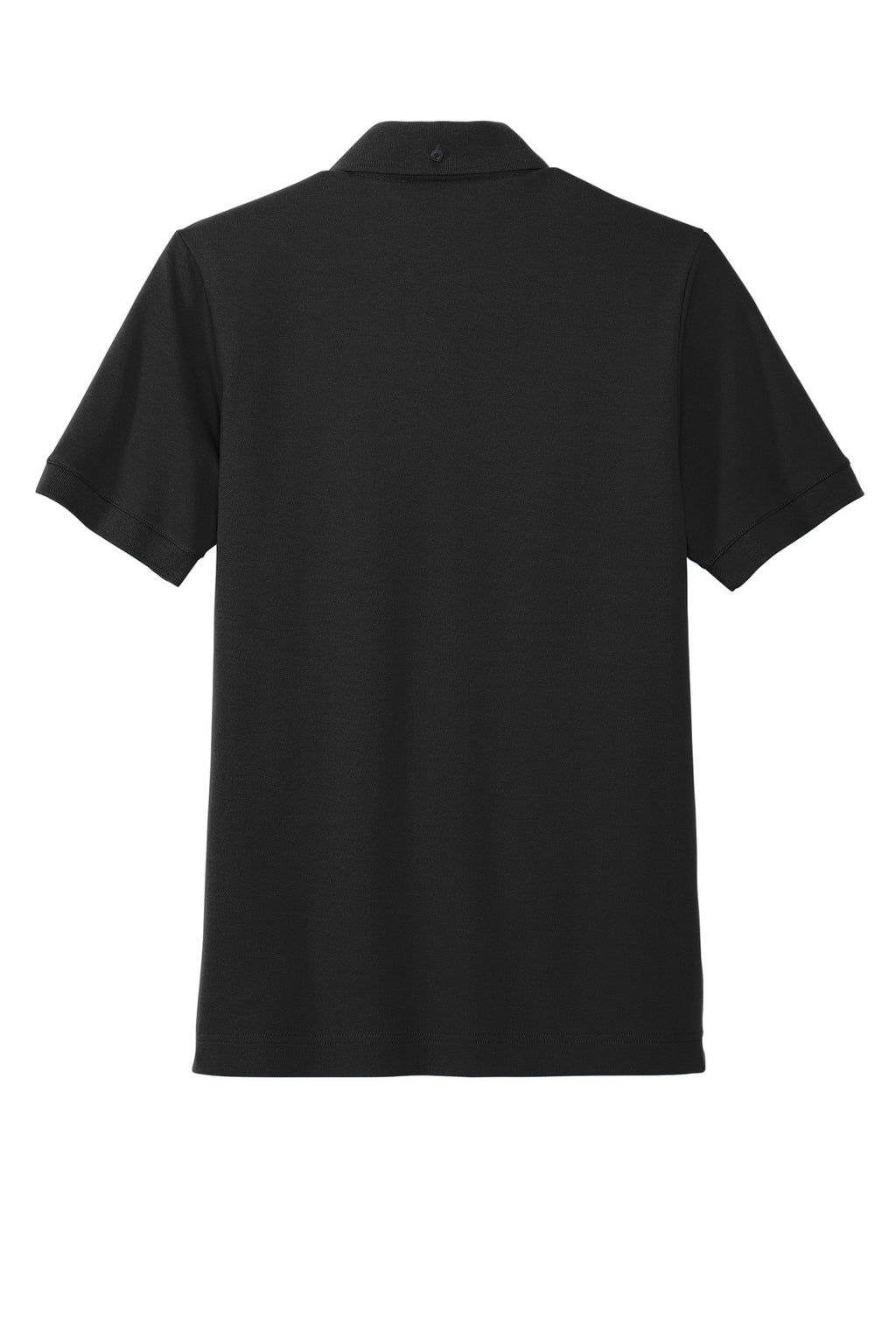 Rear View of DeepBlack Mercer+Mettle Stretch Heavyweight Pique Polo MM1000