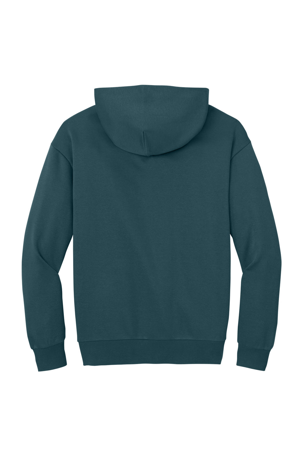 Rear View of DeepCyan District V.I.T. Heavyweight Fleece Hoodie DT6150