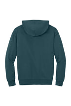 Rear View of DeepCyan District V.I.T. Heavyweight Fleece Hoodie DT6150