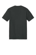 Rear View of DeepestGry District Perfect Tri Tee. DM130