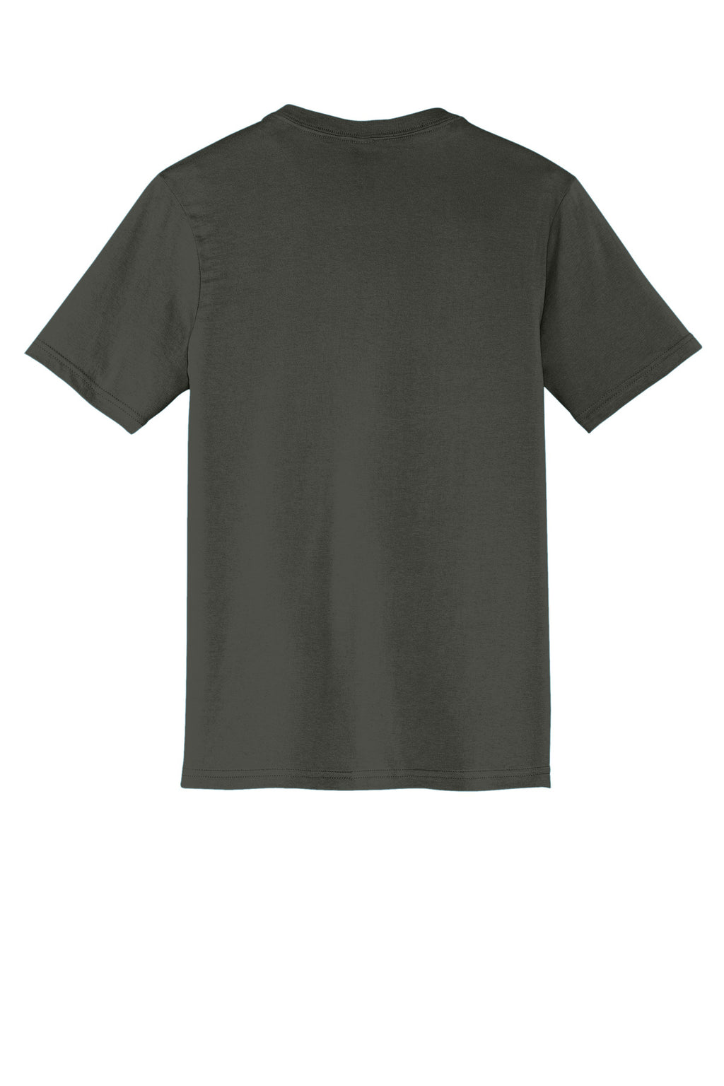 Rear View of DeepestGry District Very Important Tee V-Neck. DT6500