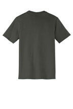 Rear View of DeepestGry District Very Important Tee V-Neck. DT6500