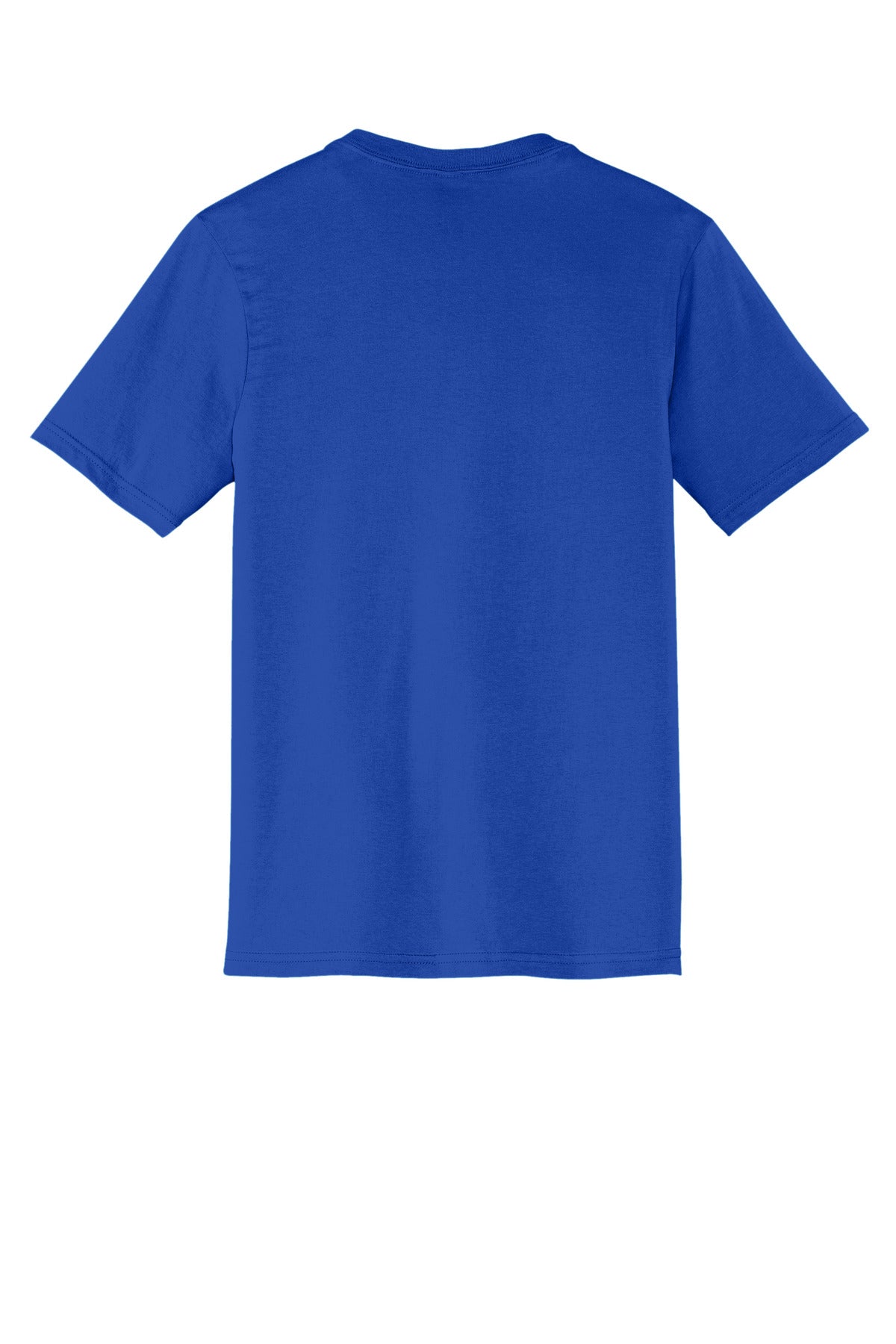 Rear View of DeepRoyal District Very Important Tee V-Neck. DT6500