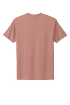 Rear View of DesertPink Next Level Apparel Adult Cotton Tee. NL3600