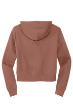 Rear View of DesertRose District Women's V.I.T. Fleece Full-Zip Hoodie DT6103