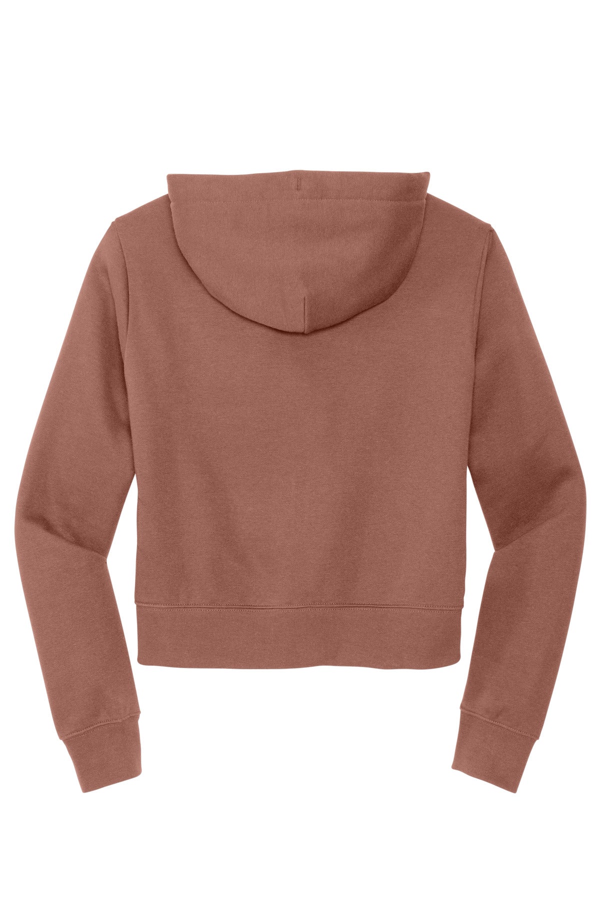 Rear View of DesertRose District Women's V.I.T. Fleece Full-Zip Hoodie DT6103