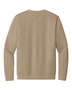 Rear View of DesertTan District V.I.T. Fleece Crew DT6104