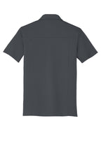 Rear View of Diesel Grey OGIO Framework Polo. OG125