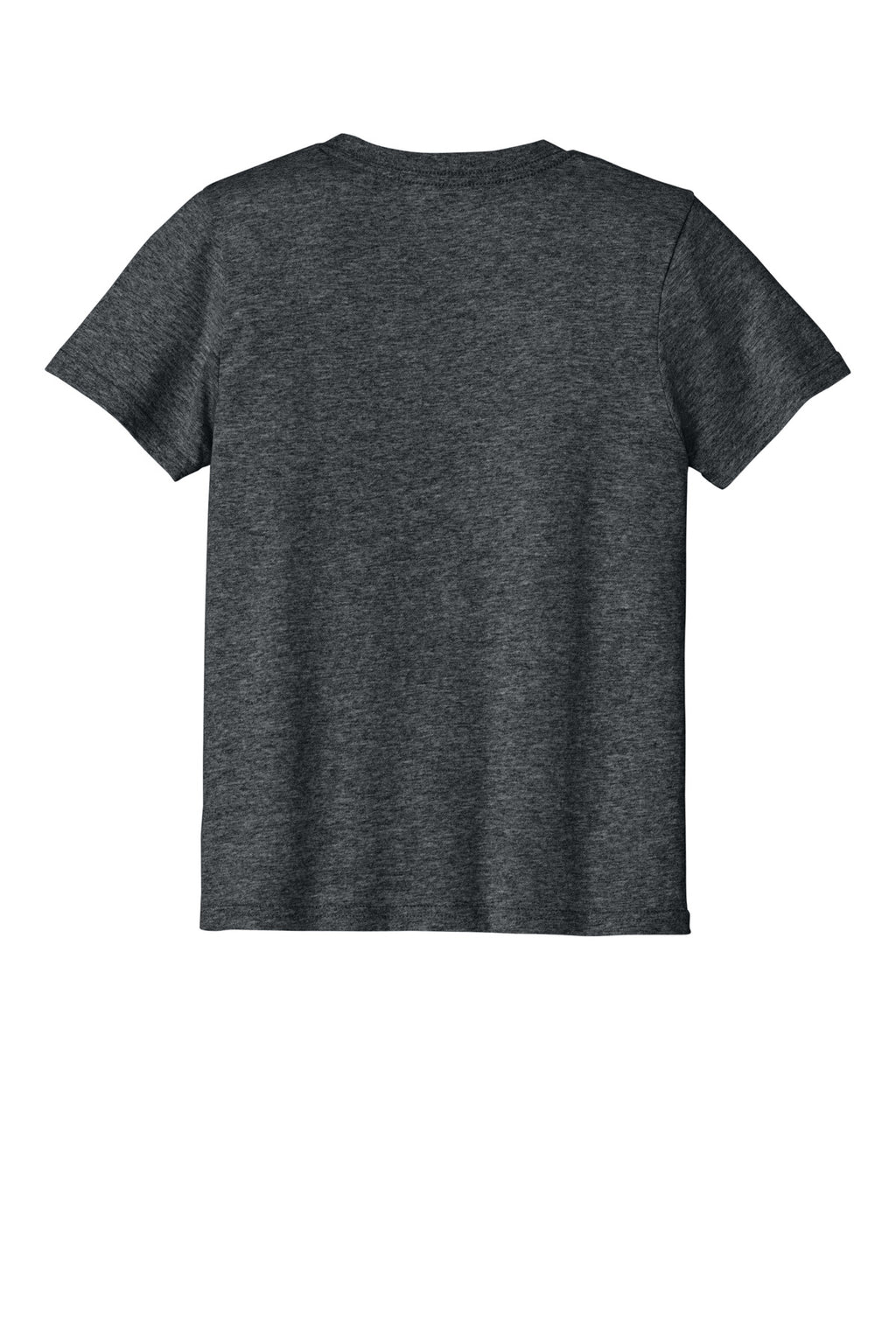Rear View of DkHtGry Port & Co Youth Easy Cotton Tee PC43Y