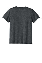 Rear View of DkHtGry Port & Co Youth Easy Cotton Tee PC43Y