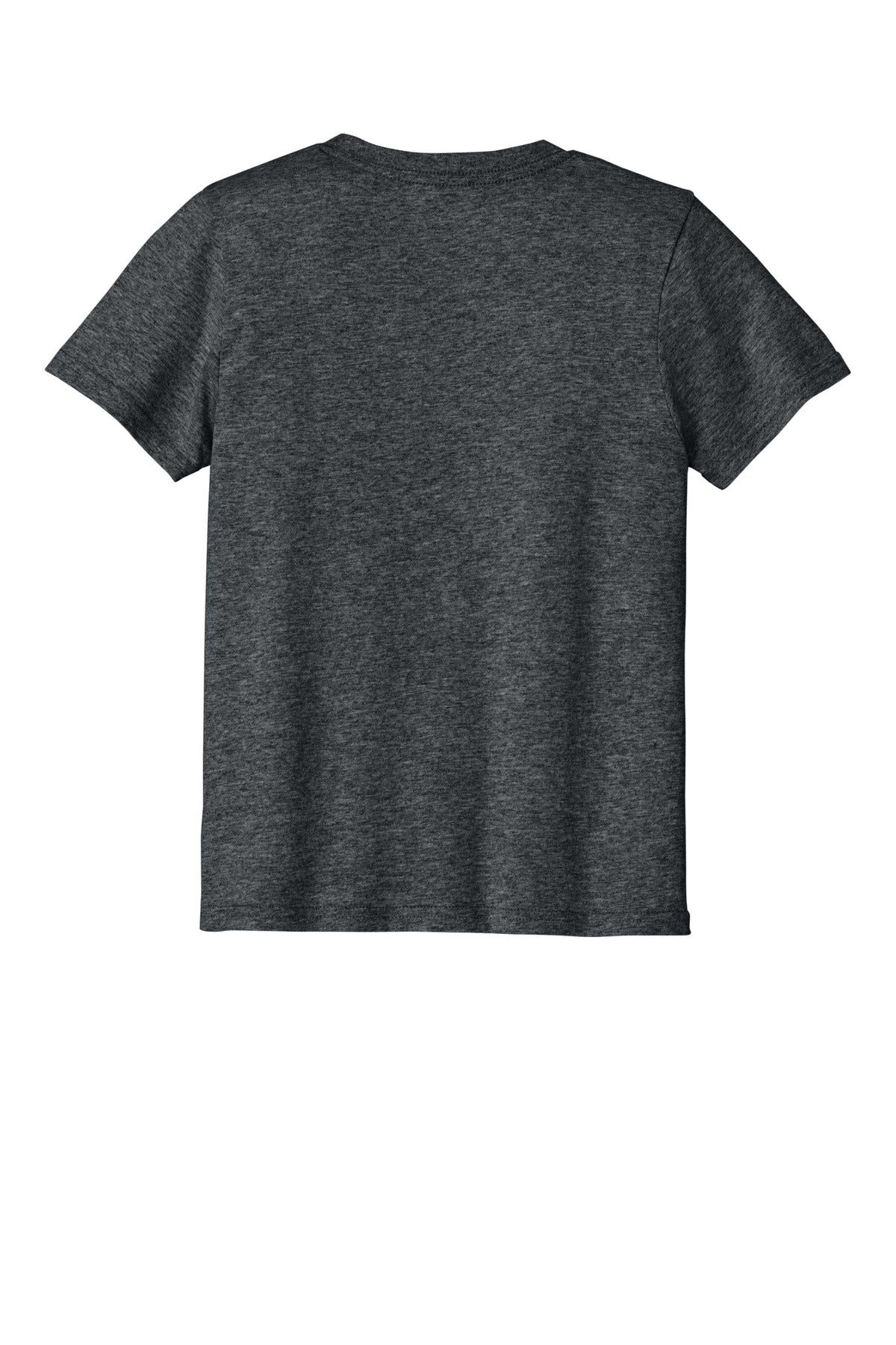 Rear View of DkHtGry Port & Co Youth Easy Cotton Tee PC43Y