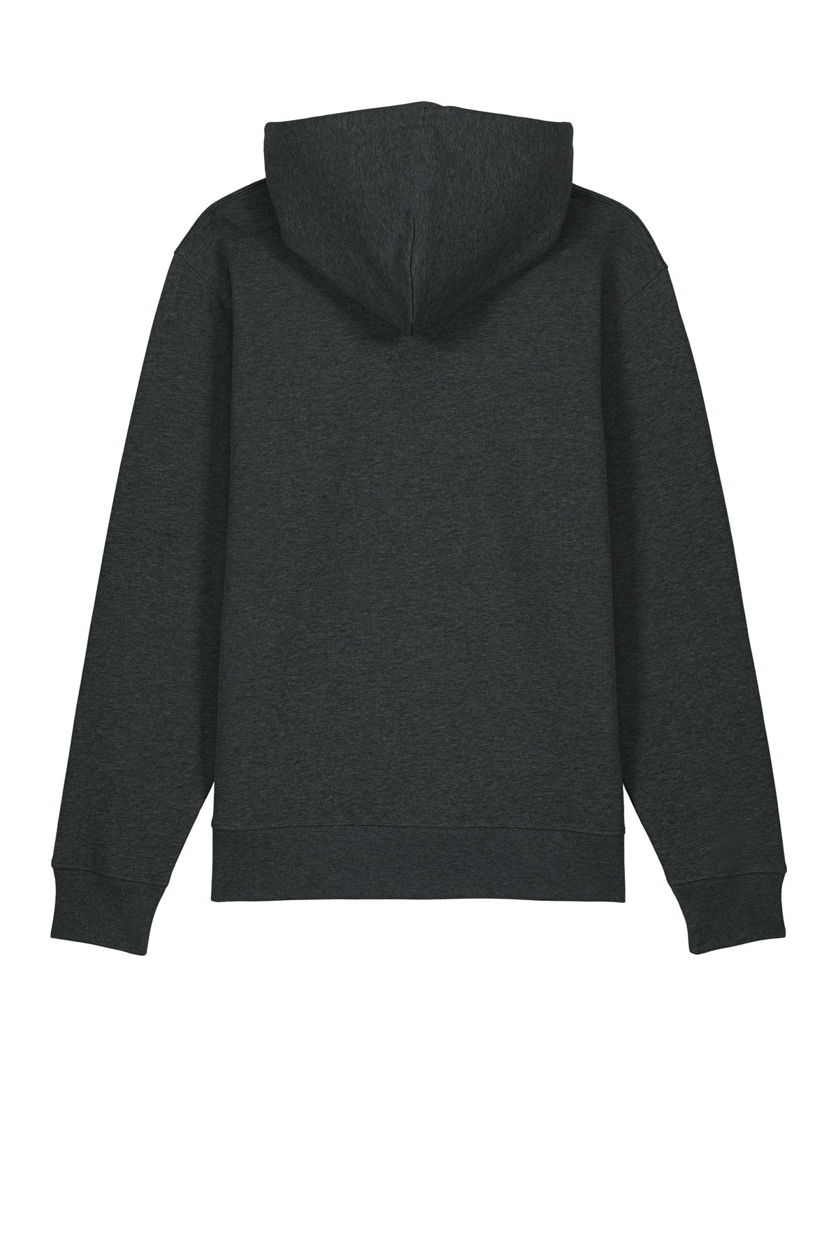Rear View of DkHtGry Stanley/Stella Unisex Cruiser 2.0 Hooded Sweatshirt SXU003
