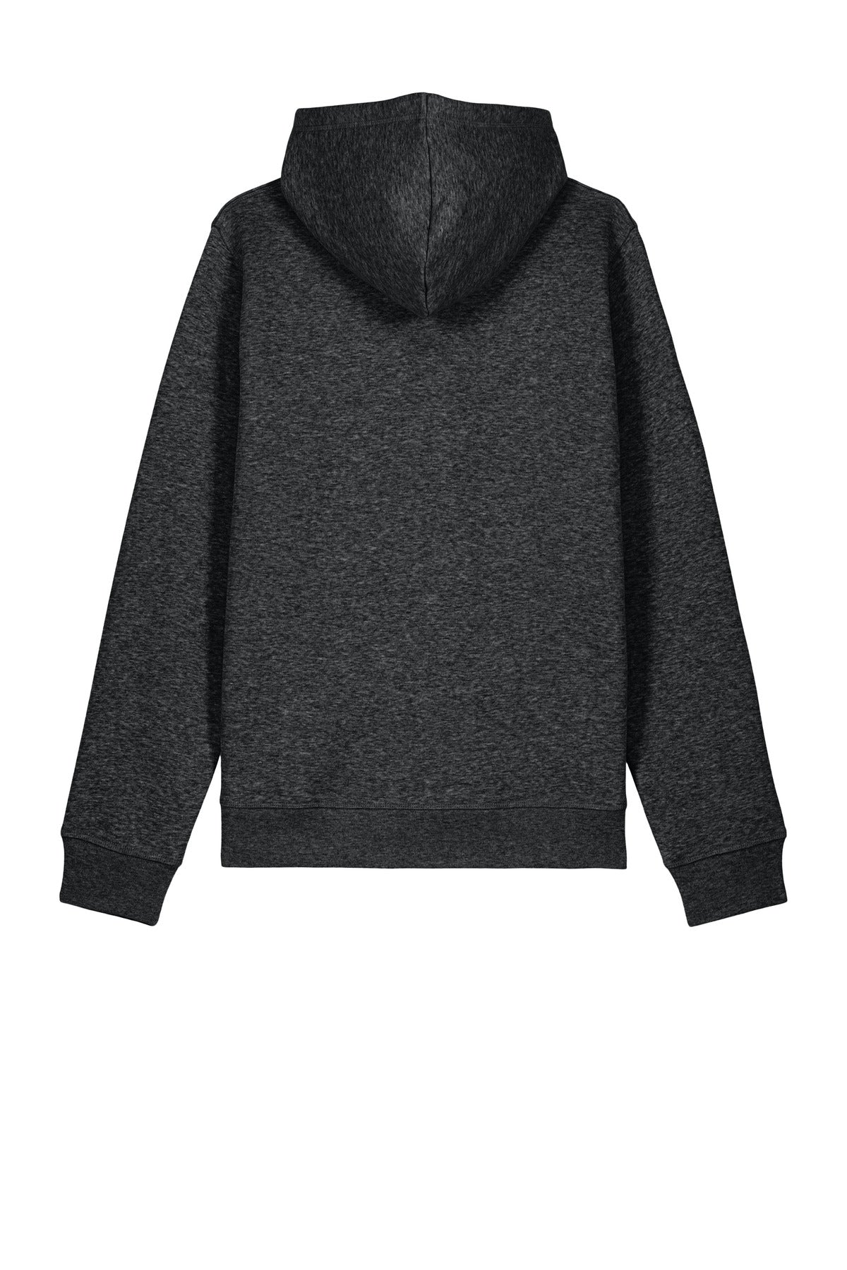 Rear View of DkHtGry Stanley/Stella Unisex Drummer 2.0 Hooded Sweatshirt SXU009