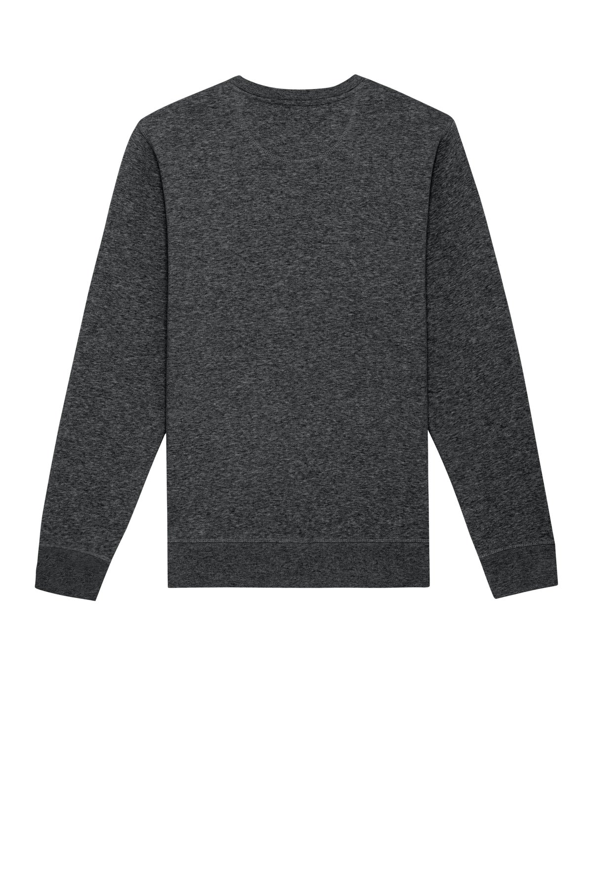 Rear View of DkHtGry Stanley/Stella Unisex Roller Crewneck Sweatshirt SXU010