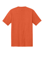 Rear View of DpOrHthr District Perfect Tri Tee. DM130