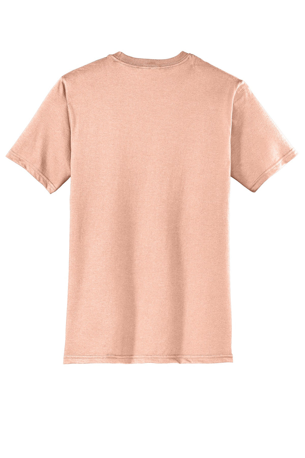 Rear View of Dusty Peach District Very Important Tee . DT6000