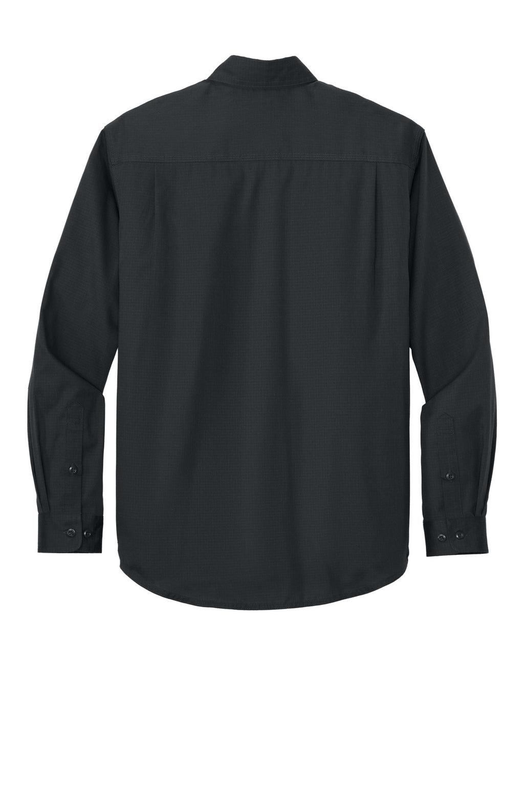 Rear View of EchoSteel CornerStone Long Sleeve Select Ripstop Shirt CSW174