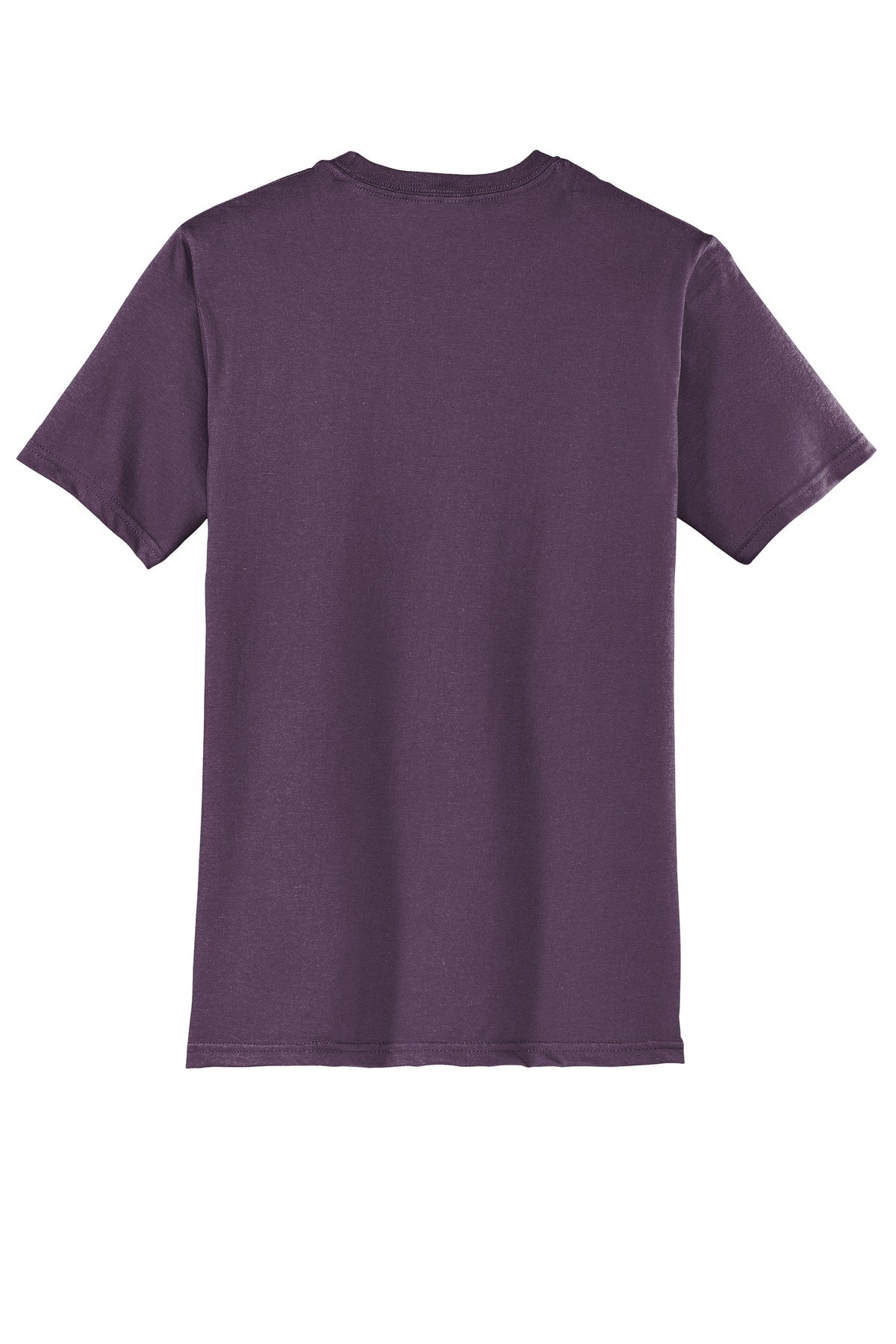 Rear View of Eggplant District Very Important Tee . DT6000