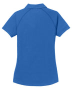 Rear View of Electric Blue OGIO Women's Onyx Polo. LOG126