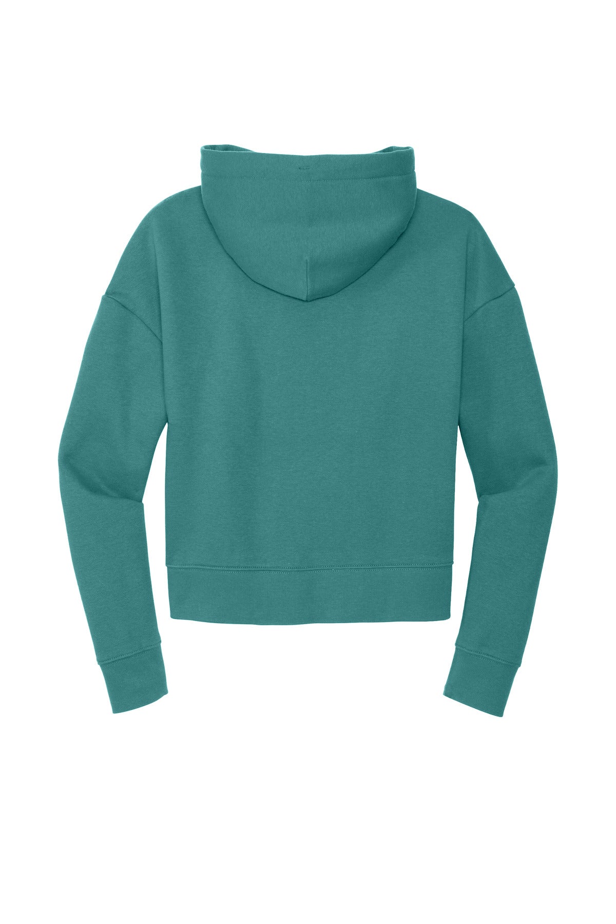 Rear View of EuclptusBl District Women's V.I.T. Fleece Hoodie DT6101