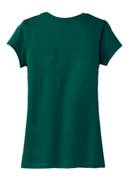Rear View of Evergreen District Women's Fitted Very Important Tee . DT6001