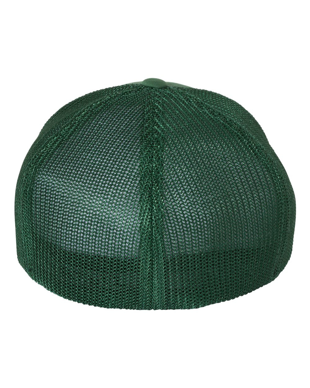 Rear View of Evergreen Trucker Cap - 6511