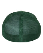 Rear View of Evergreen Trucker Cap - 6511