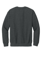 Rear View of FanCharHtr Gildan Heavy Blend Crewneck Sweatshirt. 18000