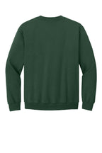 Rear View of FanDkGreen Gildan Heavy Blend Crewneck Sweatshirt. 18000