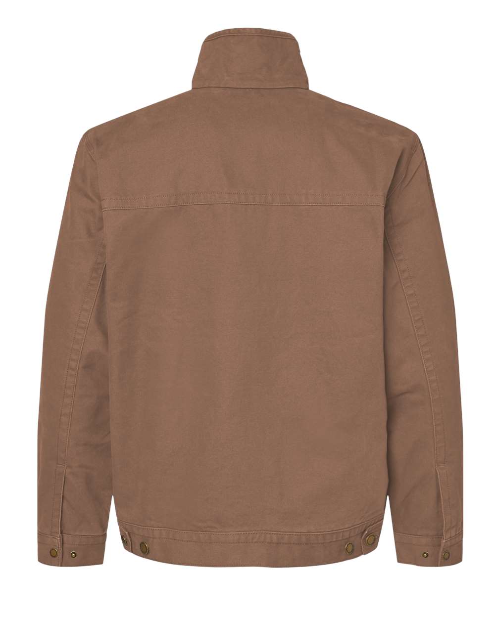 Rear View of Field Khaki Maverick Boulder Cloth™ Jacket with Blanket Lining - 5028
