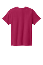 Rear View of FlushPink Port & Co Youth Easy Cotton Tee PC43Y