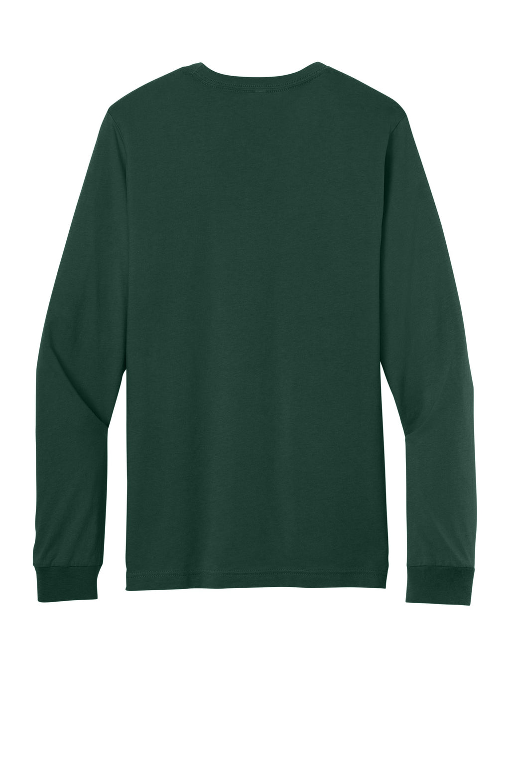Rear View of FOREST BELLA+CANVAS Unisex Jersey Long Sleeve Tee. BC3501