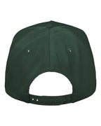 Rear View of Forest Five-Panel Twill Cap - 8869