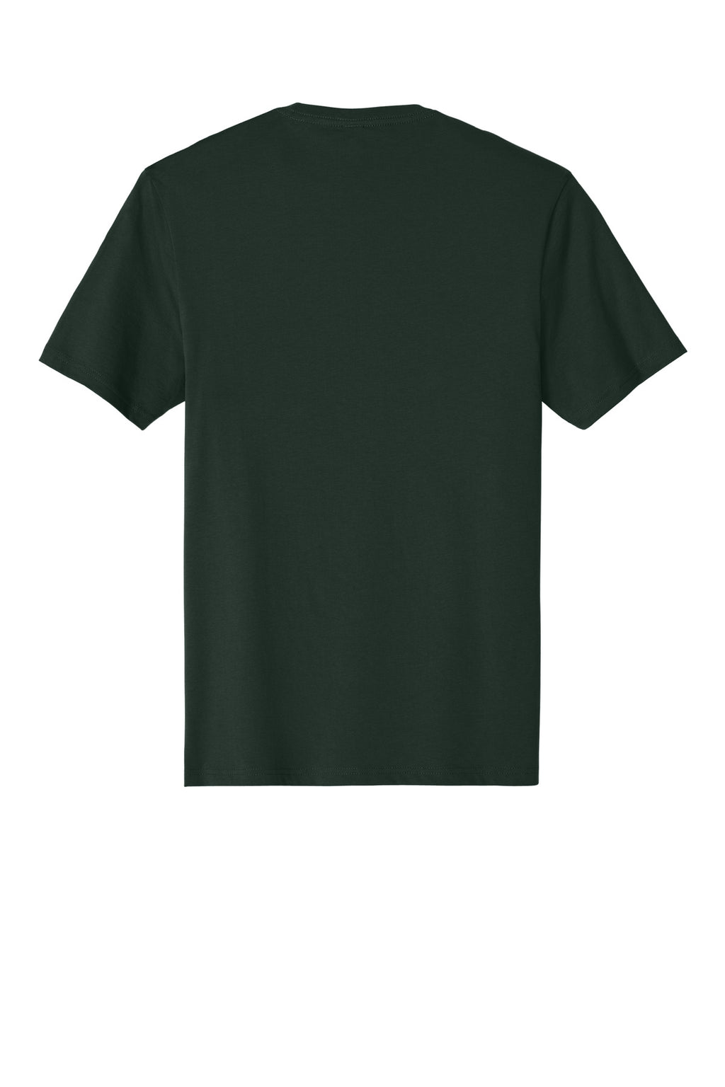 Rear View of Forest Green District Perfect Weight Tee. DT104